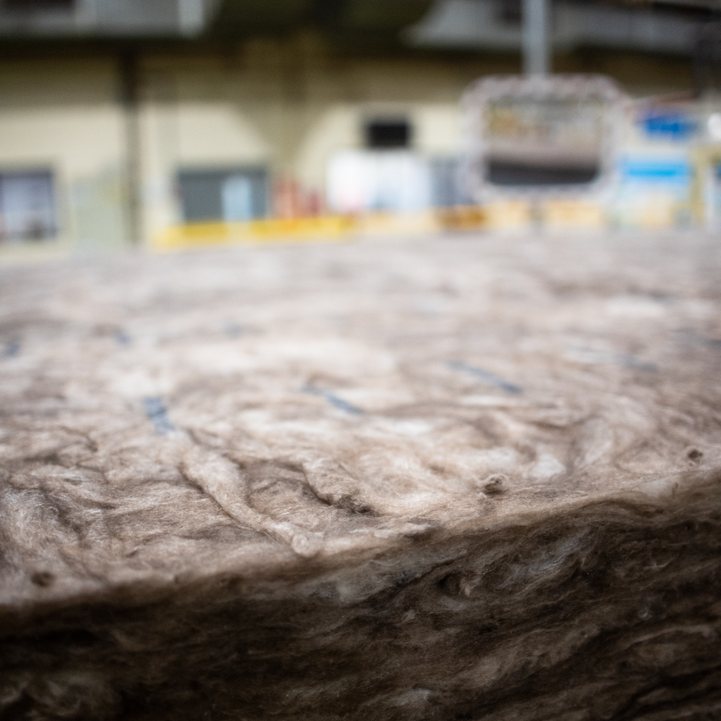 recycled-glass-mineral-wool-at-Resulation-factory
